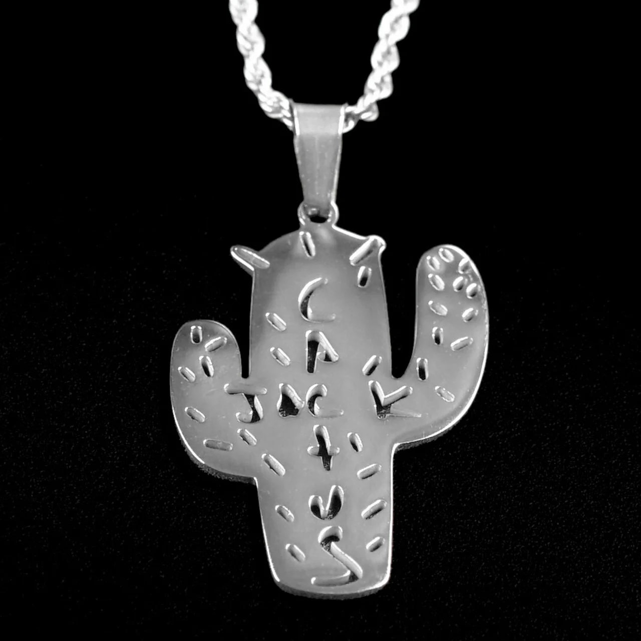 Cactus Pendant + Free Chain