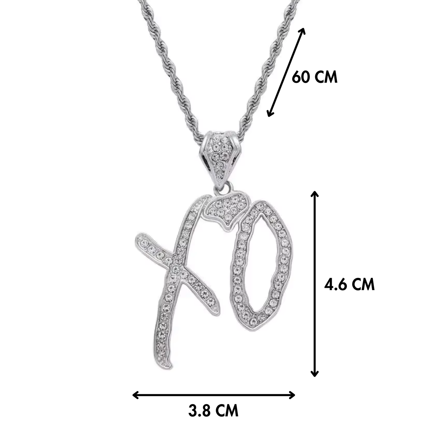 XO Pendant + Free Chain