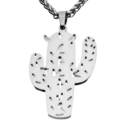 Cactus Pendant + Free Chain