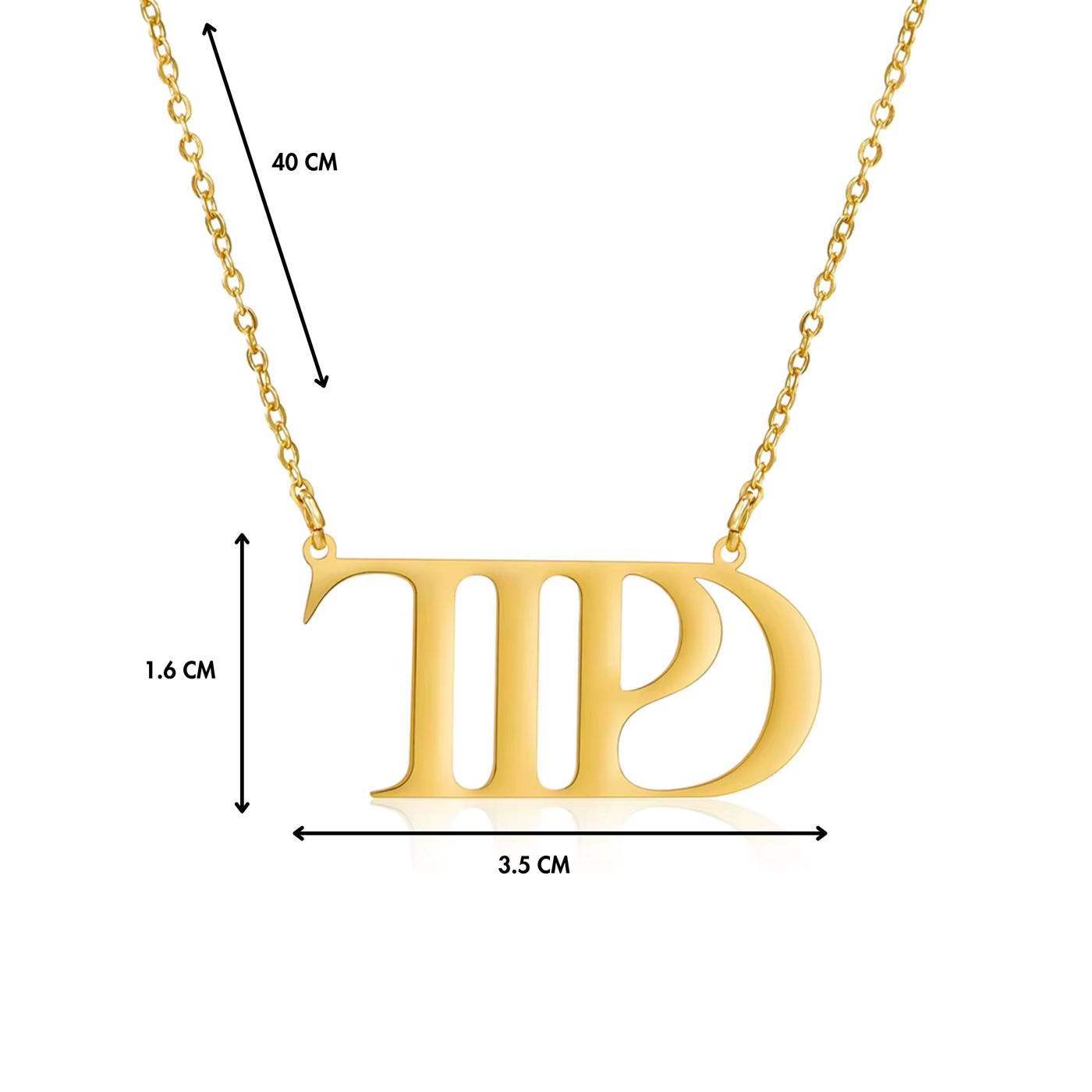T-Swift TTPD Pendant + Free Chain