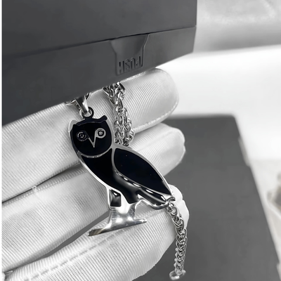 Owl Pendant + Free Chain