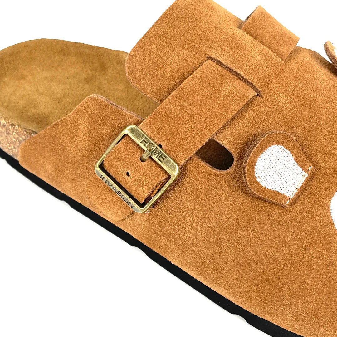 Graduation Bear Suede Clogs