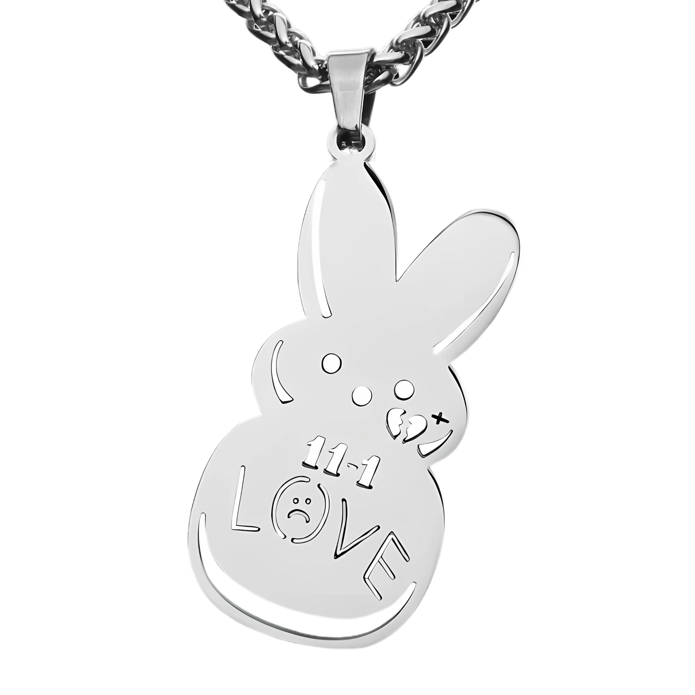 Bunny Love Pendant + Free Chain