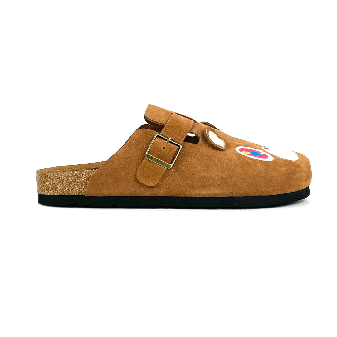 Graduation Bear Suede Clogs