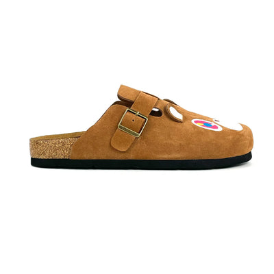 Graduation Bear Suede Clogs