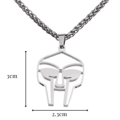 Mask Pendant + Free Chain