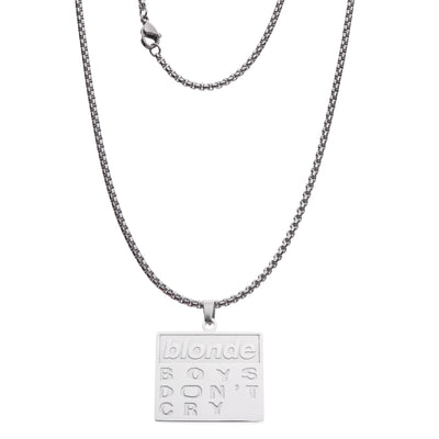 Cry No More Pendant + Free Chain