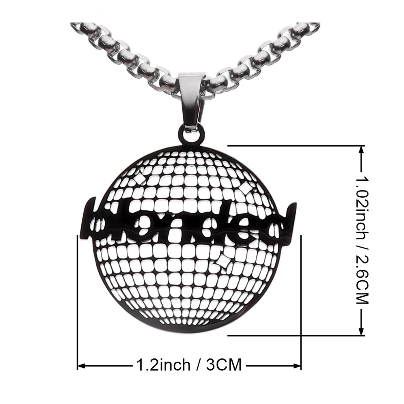 Lost in the World Globe Pendant + Free Chain