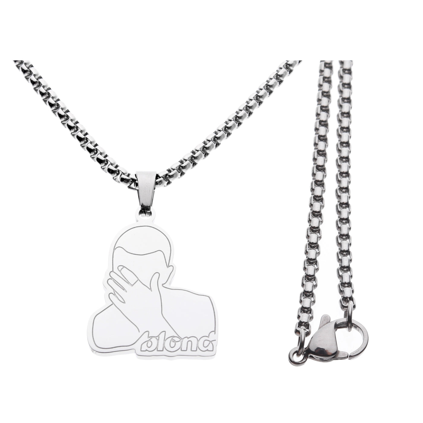 Blond Pendant + Free Chain