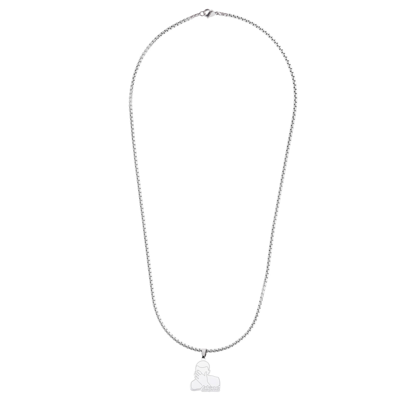 Blond Pendant + Free Chain
