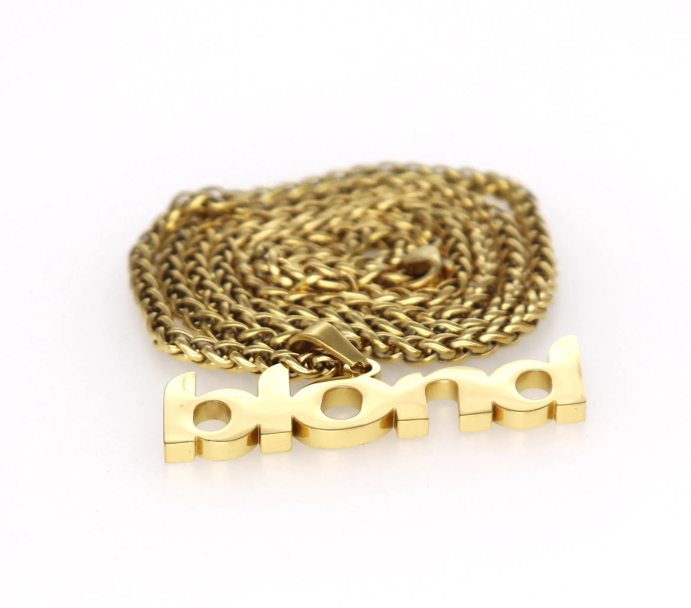 Blond Pendant 2.0 + Free Chain