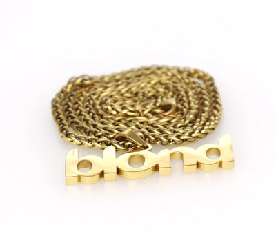 Blond Pendant 2.0 + Free Chain