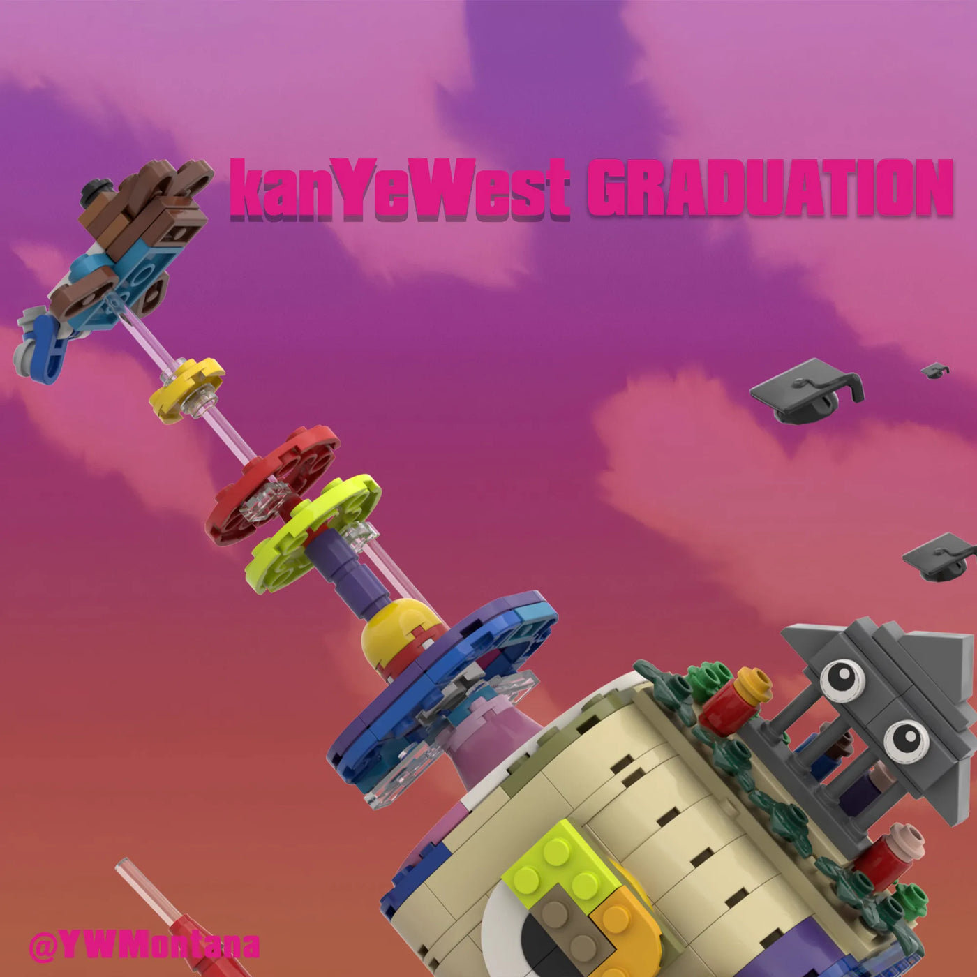 Graduation Bear Building Set