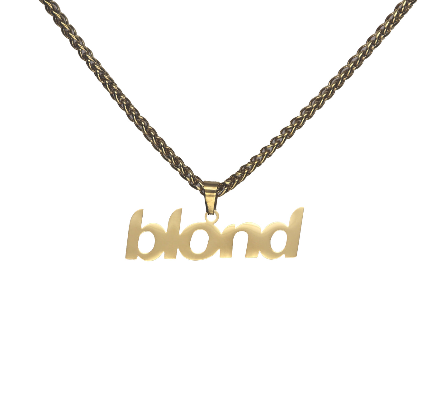 Blond Pendant 2.0 + Free Chain