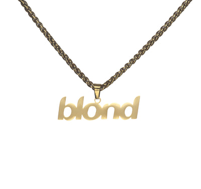 Blond Pendant 2.0 + Free Chain