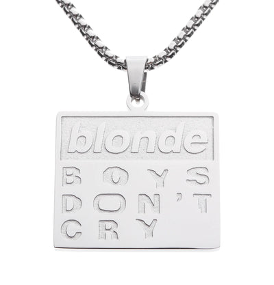 Cry No More Pendant + Free Chain