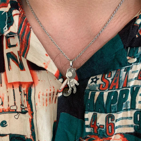 Graduation Bear Pendant + Free Chain