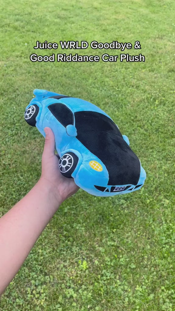 GBGR Blue Racer Car Plush
