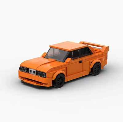 Nostalgia Orange Classic Car – 322 pcs Building Set